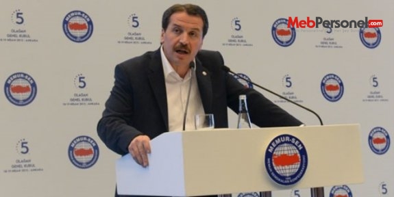Memur-Sen: Meclis dokunulmazlığının kaldırılmasına destek veriyoruz