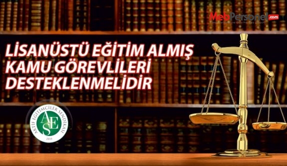 Lisansüstü Eğitim Teşvik Edilmelidir