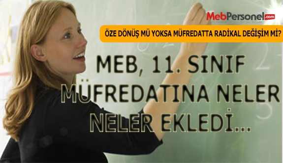 MEB Müfredatında ÖZ'e Dönüş Başadı