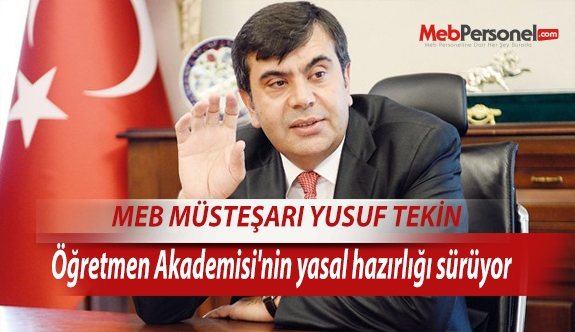 Öğretmen Akademisi'nin yasal hazırlığı sürüyor