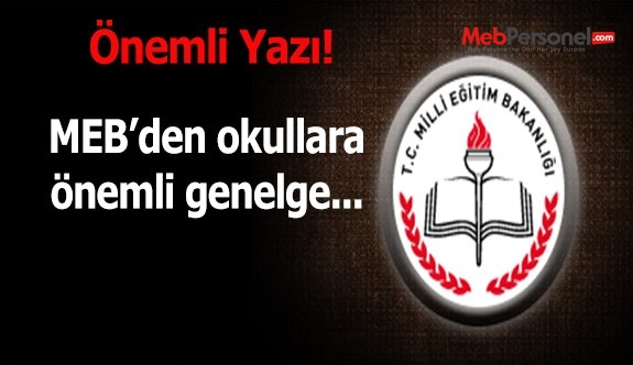 Okullarda bakım onarım tadilat genelgesi