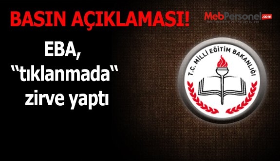 EBA, “tıklanmada“ zirve yaptı