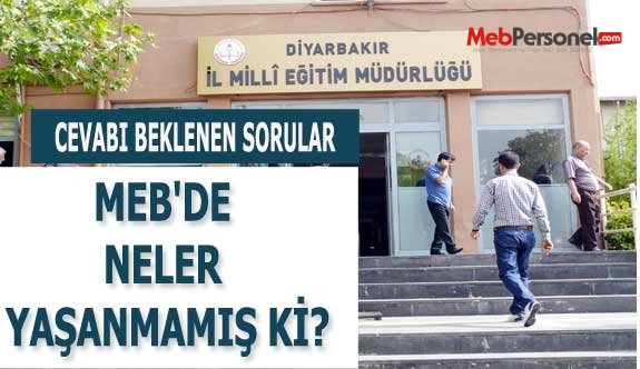 Diyarbakır MEM'DE Neler Yaşanmamış Ki ?