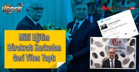 Bakanlık Bürokratı Gelen Tepkiler Üzerine Geri Vitese Taktı