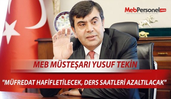 MEB DERS SAATLERİNİ AZALTIYOR