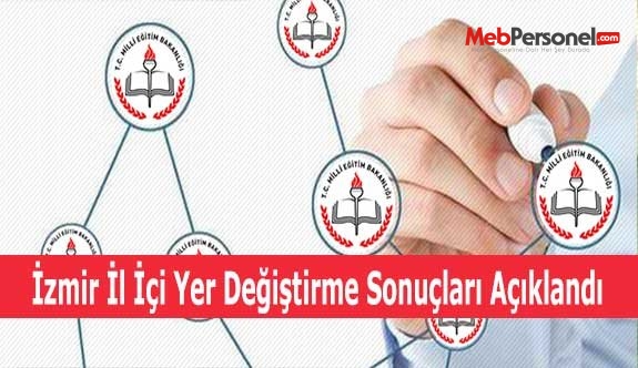 İzmir İl İçi Yer Değiştirme Sonuçları Açıklandı
