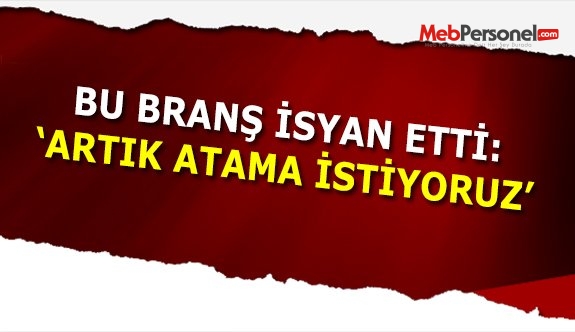 Türk Dili ve Edebiyat Öğretmenleri Artık İsyan etti, atama bekliyor