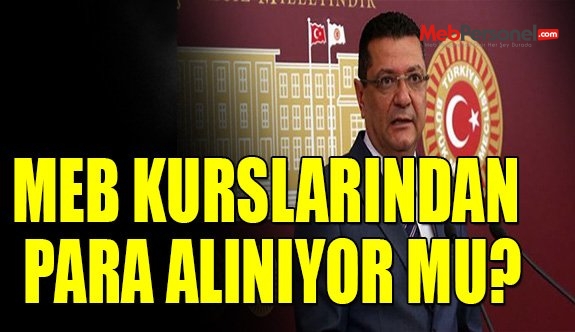 MEB KURSLARINDAN PARA ALINIYOR MU