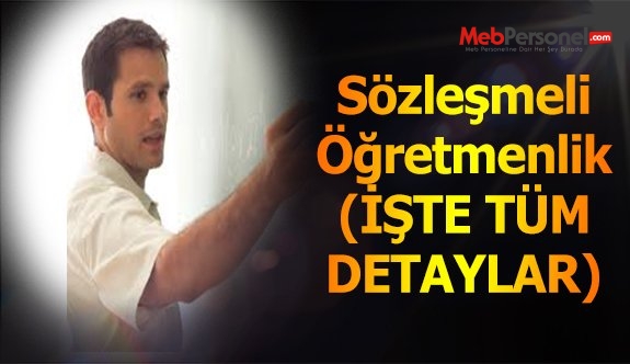 Sözleşmeli Öğretmenlikle ilgili Tüm Deraylar