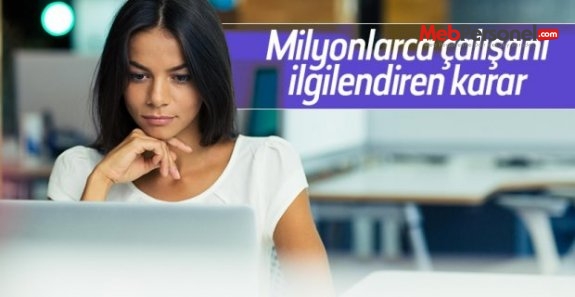 Çalışanları ilgilendiren 'performans' kararı