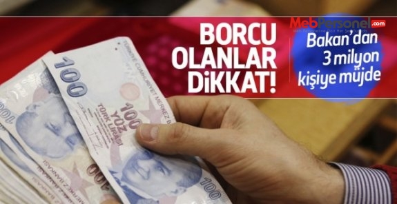3 milyon borçluya müjdeli haber Bakan Ağbal'dan geldi