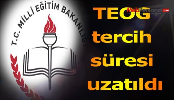 TEOG tercih süresi uzatıldı