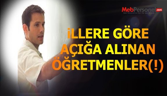 İllere Göre Açığa Alınan FETÖ'cü Öğretmenler