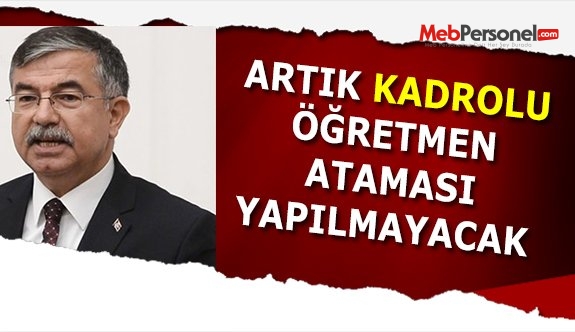 Kadrolu Öğretmenlik Tarih Oluyor