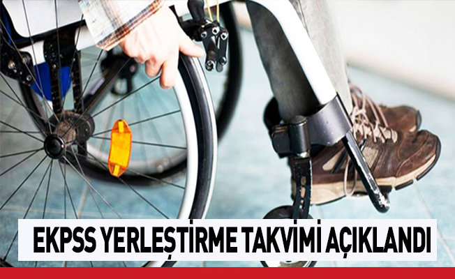 EKPSS yerleştirme takvimi açıklandı