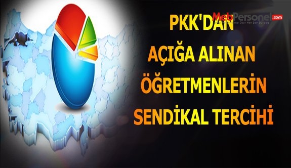 PKK'DAN AÇIĞA ALINAN ÖĞRETMENLERİN SENDİKAL TERCİHİ