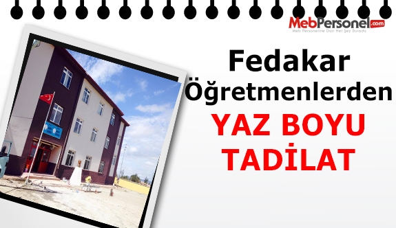 Yaz Tatili Boyunca Gönüllü Tadilat