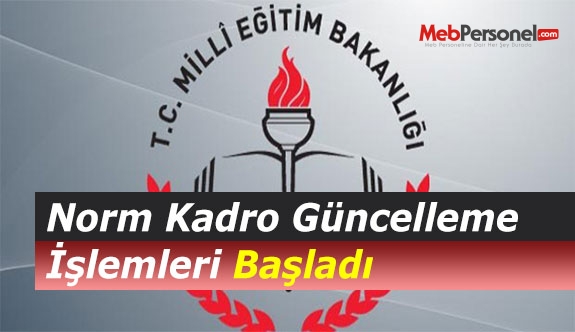 Norm Kadro Güncelleme İşlemleri Başladı