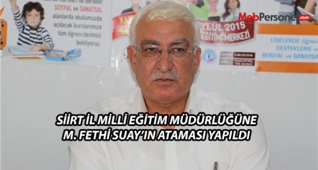 Fethi Suay'ın Ataması Resmi Gazete'de