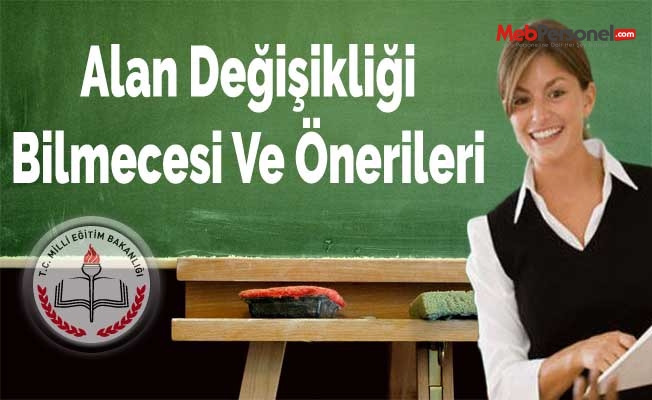 Alan Değişiliği Bilmecesi VE Öneriler