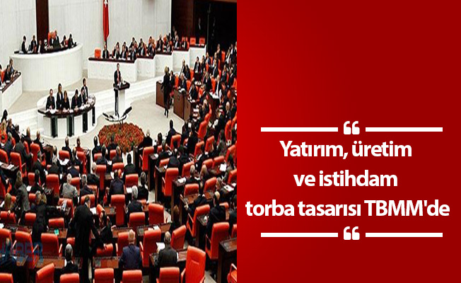 Yatırım, üretim ve istihdam torba tasarısı TBMM'de