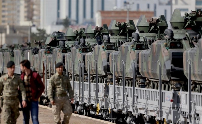 Sınıra zırhlı araç takviyesi