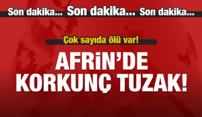 Afrin'de patlama: 7'si sivil, 11 ölü!