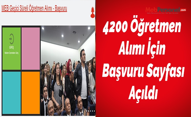 Suriyeli Öğrenciler İçin Öğretmen Alımı İçin  Başvuru Sayfası Açıldı