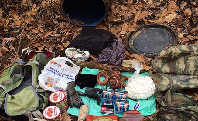 Bitlis'te PKK'nın depo ve sığınakları imha edildi