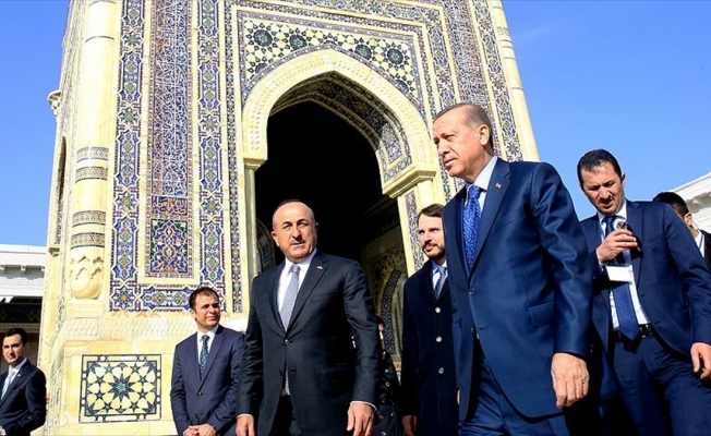 Cumhurbaşkanı Erdoğan'ın ziyareti Özbekistan basınında geniş yer buldu