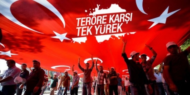 Kahramanmaraş teröre karşı tek yürek oldu