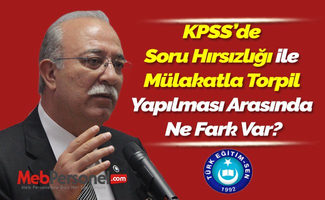 KPSS’de Soru Hırsızlığı ile Mülakatla Torpil Yapılması Arasında Ne Fark Var?