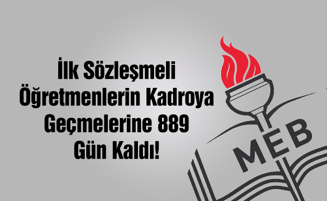 İlk Sözleşmeli Öğretmenler 889 Gün Sonra Kadroda!