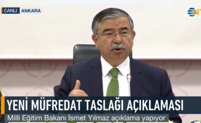 Milli Eğitim Bakanı Yenilenmiş Eğitim Programı Toplantısında Konuştu