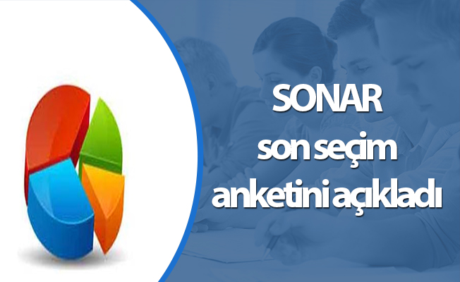 SONAR son seçim anketini açıkladı