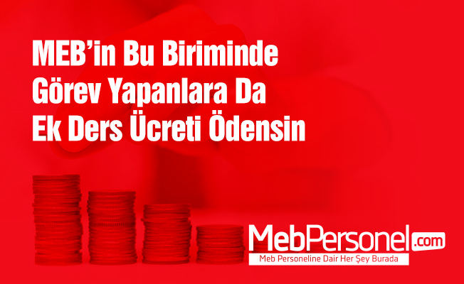 Halk Eğitim Merkezi Öğretmenlerine Nöbet Ücreti Verilmelidir