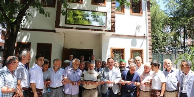 Kırıkkale'de ilk millet kıraathanesi açıldı