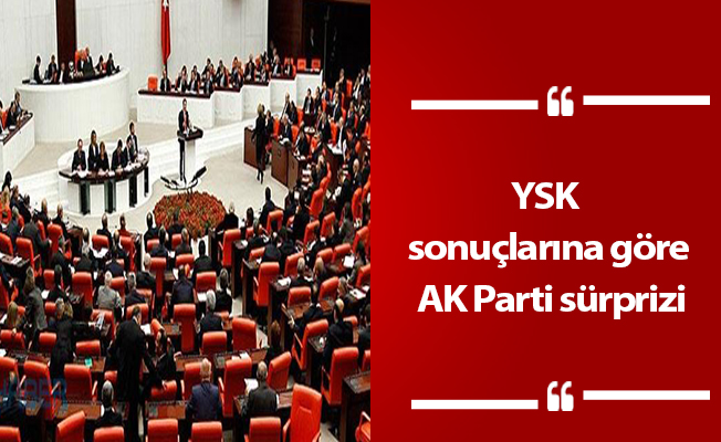YSK sonuçlarına göre AK Parti sürprizi
