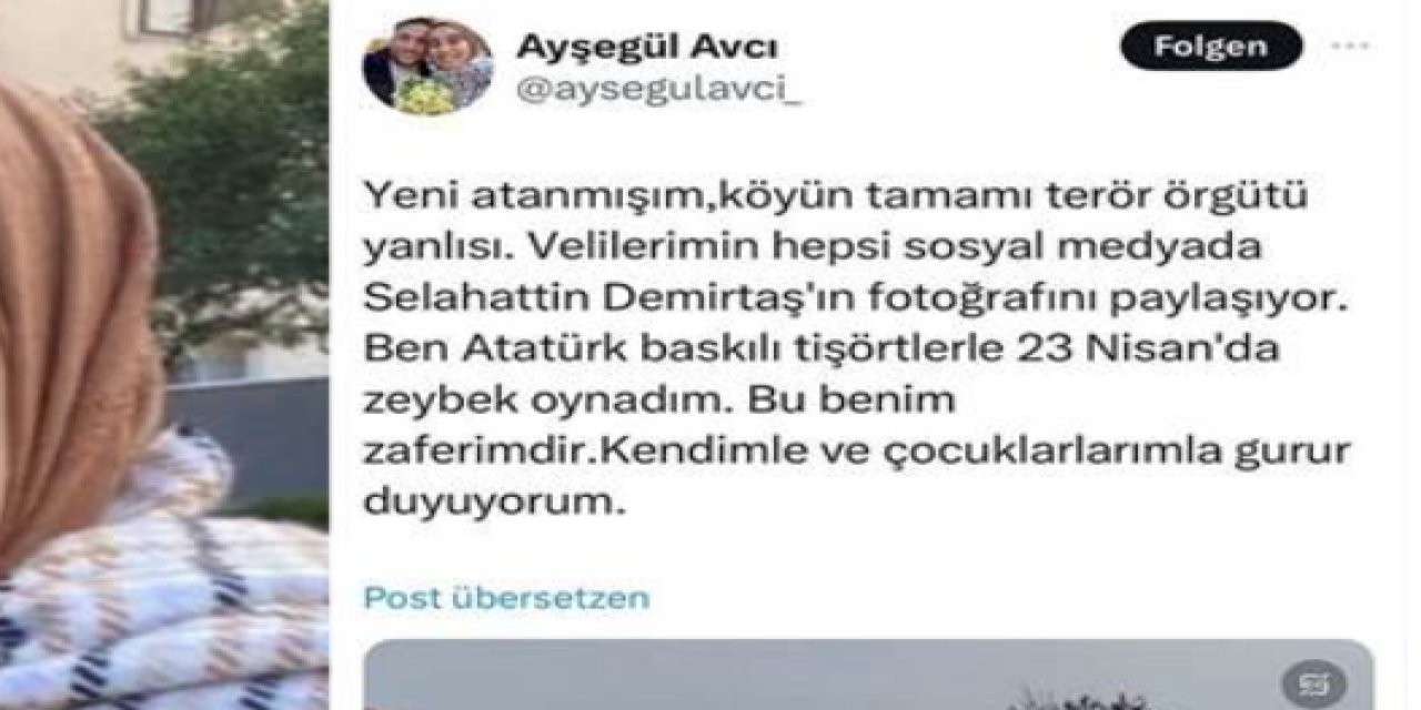 ‘Köyün tamamı terör yanlısı' diyen öğretmen kamuoyunu ikiye böldü