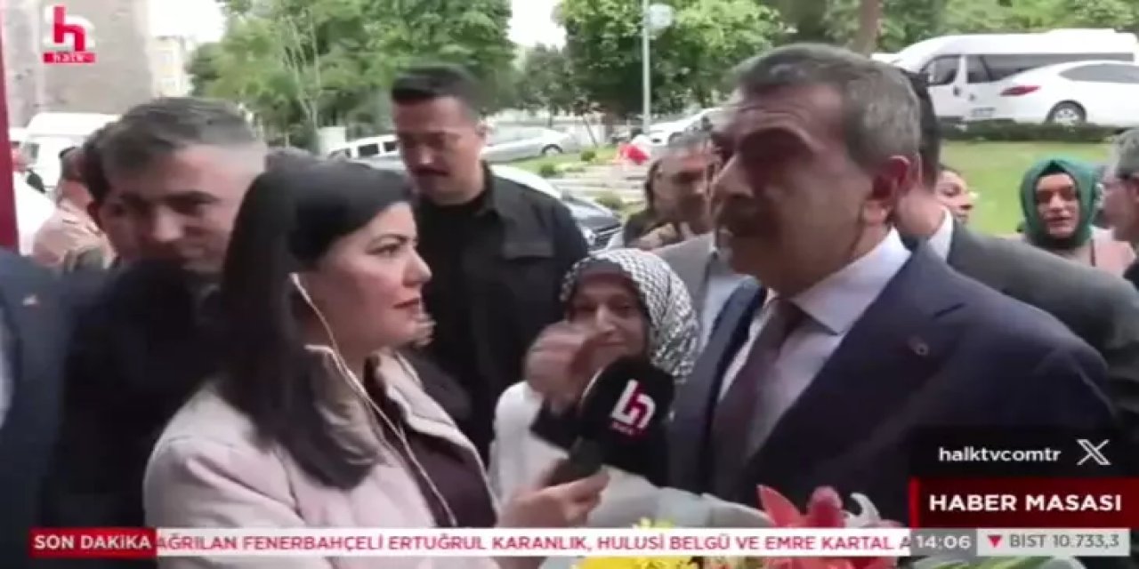 Halk TV'den Bakan Tekin'e büyük saygısızlık! Tepki çeken anlar