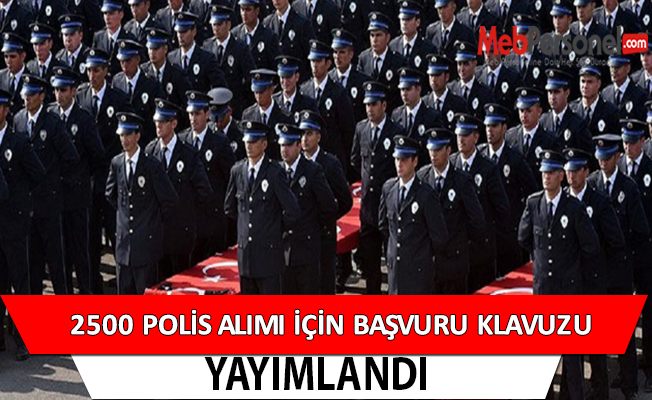 2500 Polis Alımı İçin Başvuru Kılavuzu Yayımlandı
