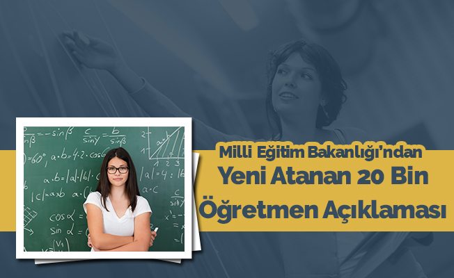 MEB'den, 20 bin sözleşmeli öğretmen için yeni açıklama