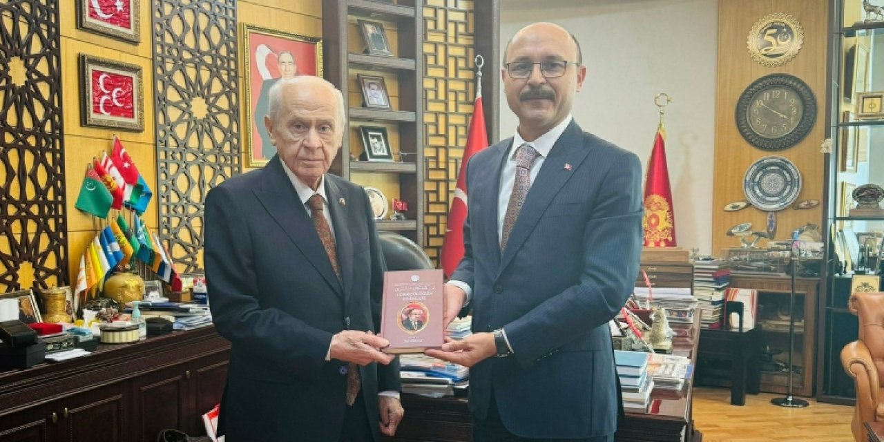 Türk Eğitim Sen Başkanı Talip Geylan'dan MHP Genel Başkanı Devlet Bahçeli'ye Ziyaret