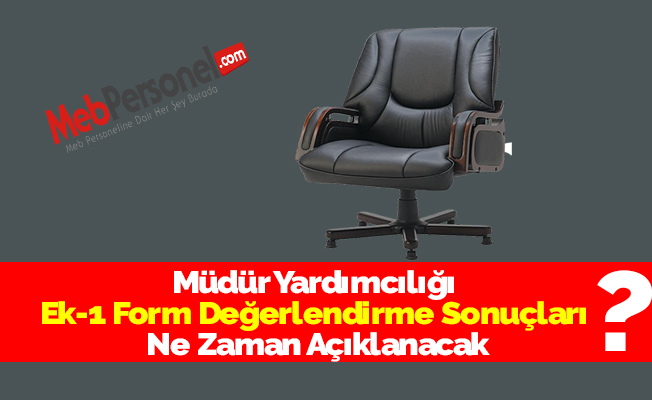 Müdür Yardımcılığı Ek-1 Form Değerlendirme Sonuçları Ne Zaman Açıklanacak?