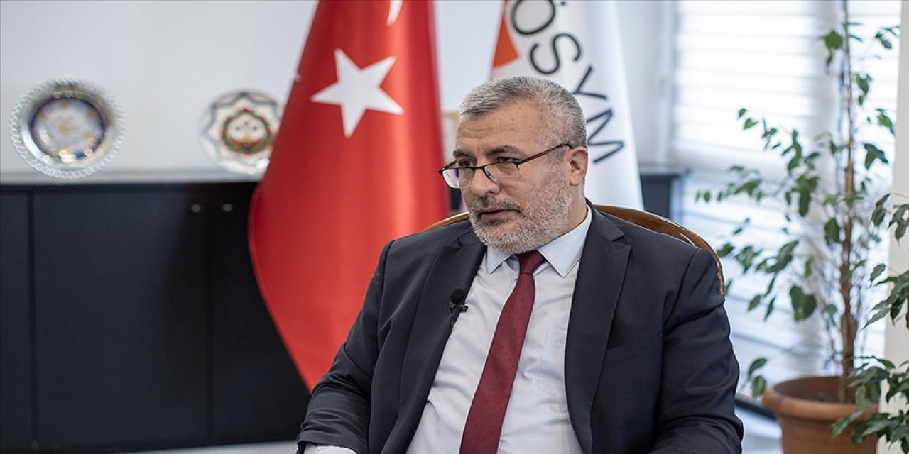 ÖSYM Başkanı Ersoy'dan KPSS Ortaöğretim Açıklaması