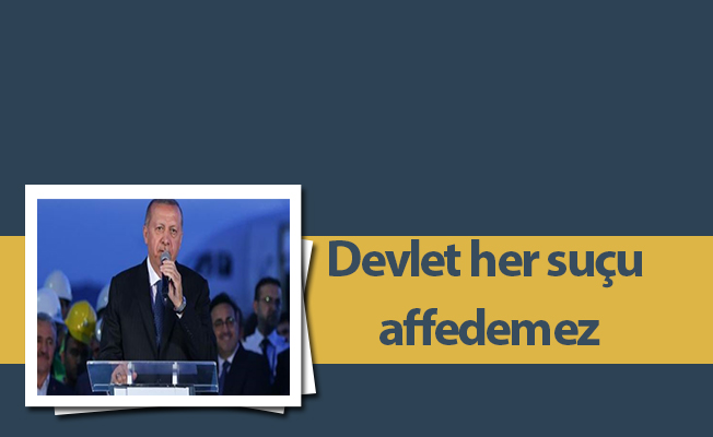 Devlet her suçu affedemez