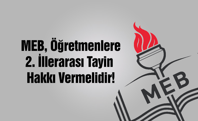 2. İl Dışı Atama Yapılmalıdır