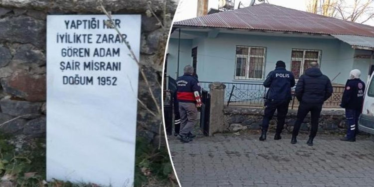 Emekli öğretmen, mezar taşını hazırlayıp yaşamına son verdi