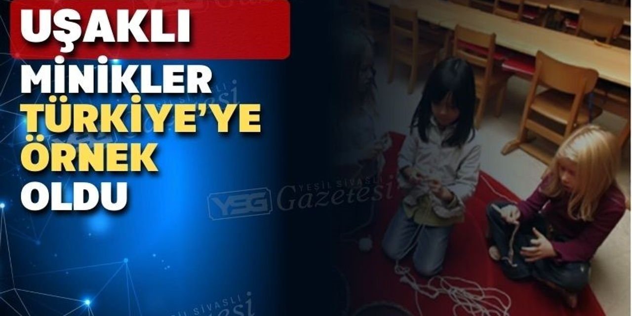 Uşaklı minikler depremzede kardeşleri için atkı ördü