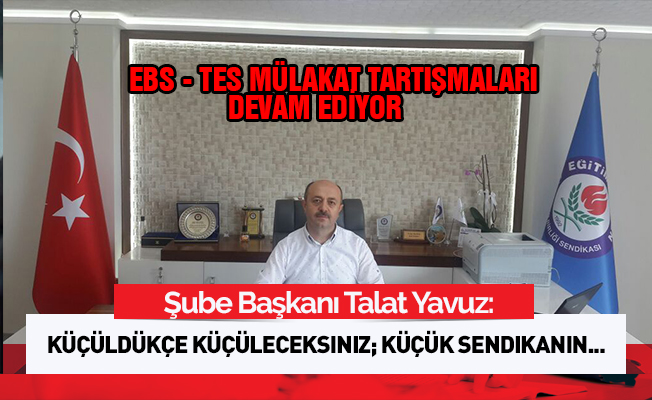 Talat Yavuz: Ağızları açılınca hakaret ve küfürden başka bir şey çıkmayan küçüklere sesleniyorum